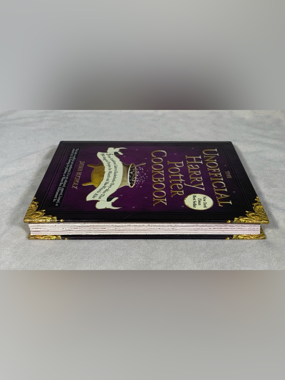 Harry Potter Bundle Figure 9 3/4 Sign Cook Book Ginny’s Wand - Picture 11 of 16